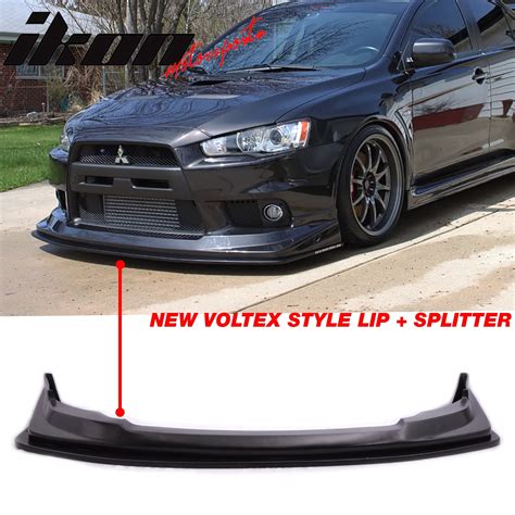 Compatible With 08 15 Mitsubishi Lancer Evolution X V Style Front