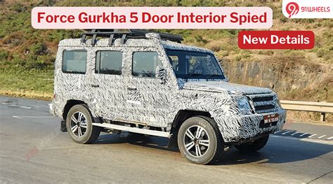 Upcoming Force Gurkha 5 Door Spotted Reveals New Interior Details