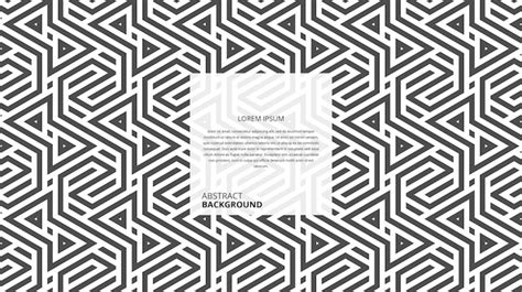 Premium Vector Abstract Seamless Geometric Shape Lines Pattern