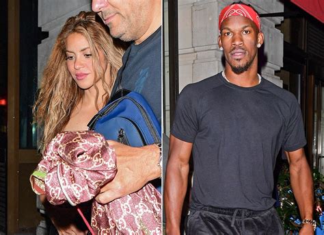 Shakira E Jimmy Butler Astro Da Nba S O Clicados Ap S Jantar E