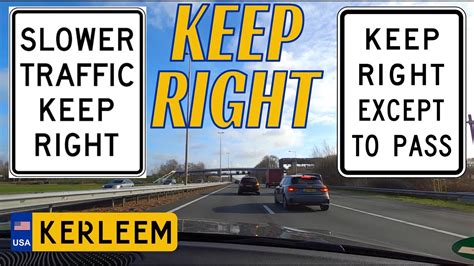 Slower Traffic Keep Right What This Sign Actually Means Youtube