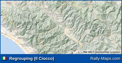 Regrouping Il Ciocco Stage Map Rally Del Ciocco E Valle Del Serchio