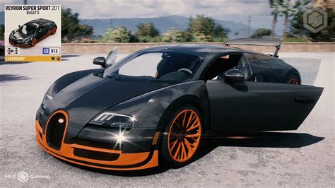 Hp Bugatti Veyron Super Sport Vs Stock Forza Horizon Youtube