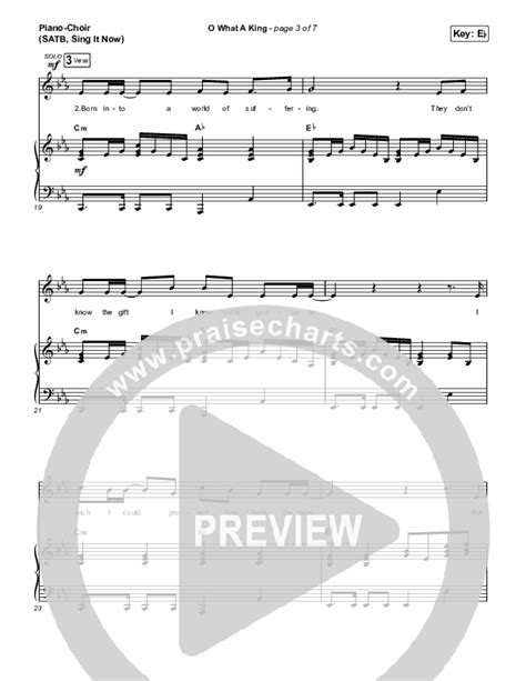 O What A King Sing It Now Satb Sing It Now Sheet Music Pdf Katy