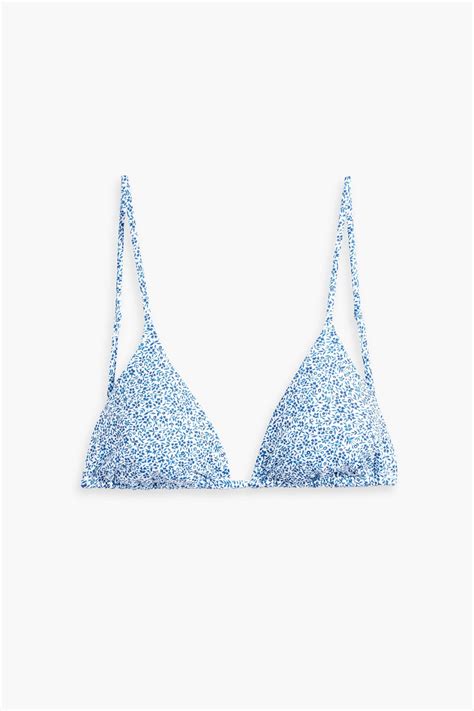 Onia Alexa Bikini Top In Blue ModeSens