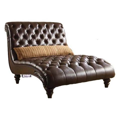 Leather Double Chaise Lounge Foter