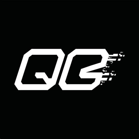 QB Logo monogram abstract speed technology design template 16570370 ...