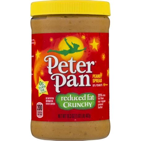 Peter Pan Peanut Butter Reduced Fat Crunchy 16 3oz GtPlaza Inc