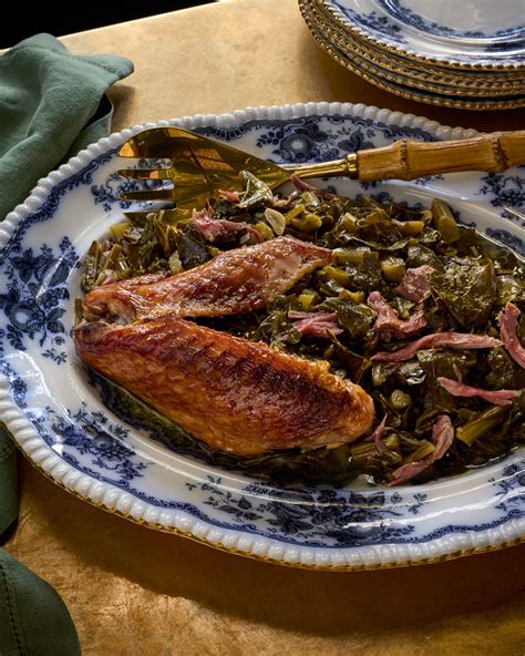 Collard Greens With Smoked Turkey Wing Flamingo Estate