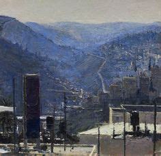 Andrew Gifford - Wadi Qadum - Oil on panel 12 x 12¼ ins (30.48 x 31.12 ...