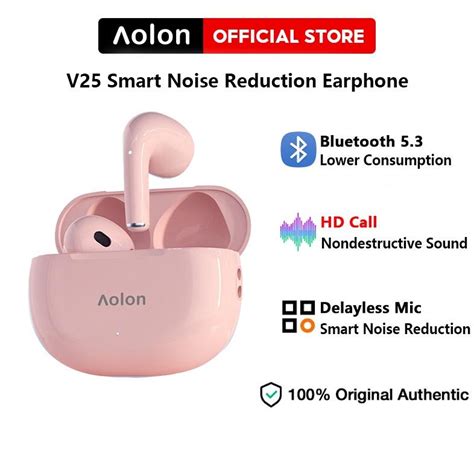 Jual Aolon V25 Original Headset Bluetooth Zero Delay Tws Wireless