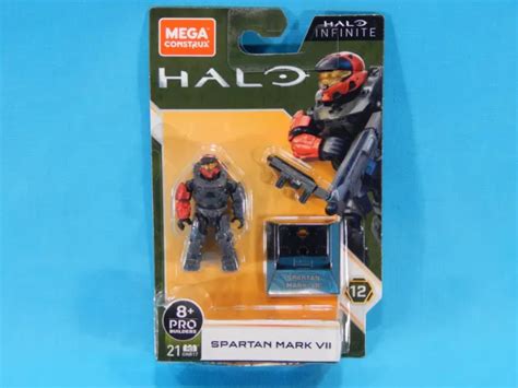 Mega Construx Pro Builders Halo Infinite Spartan Mark Vii Figure New