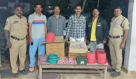 Two Arrested For Doing Illegal Explosive Business In Warangal Telangana