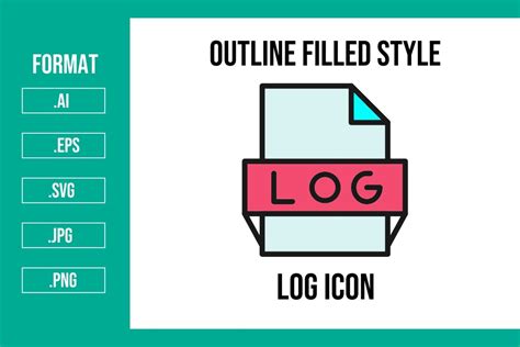 Log Outline Filled Icon Graphic by mhd.usman00 · Creative Fabrica