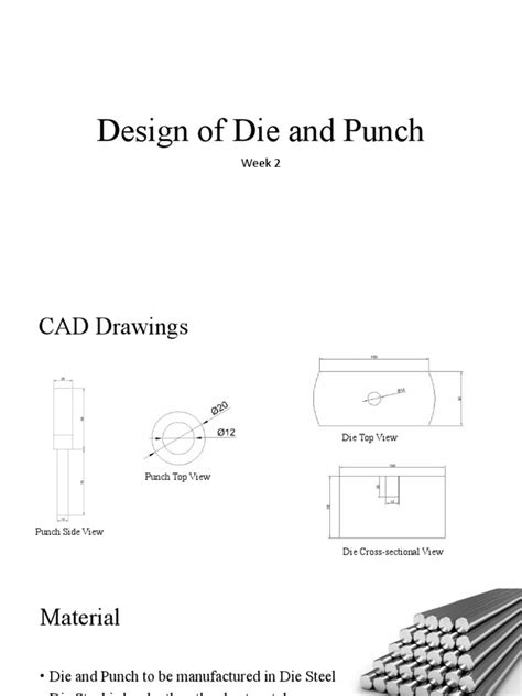 Design of Die and Punch | PDF