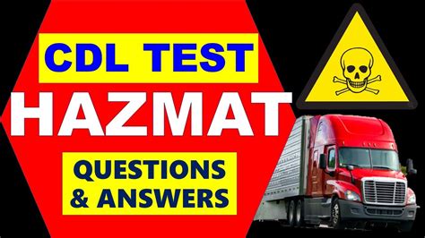 Cdl Prep Test Hazmat Youtube