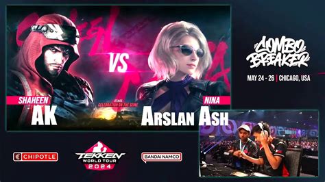 Tekken Intense Grand Finals Ak Shaheen Vs Arslan Ash Nina Combo