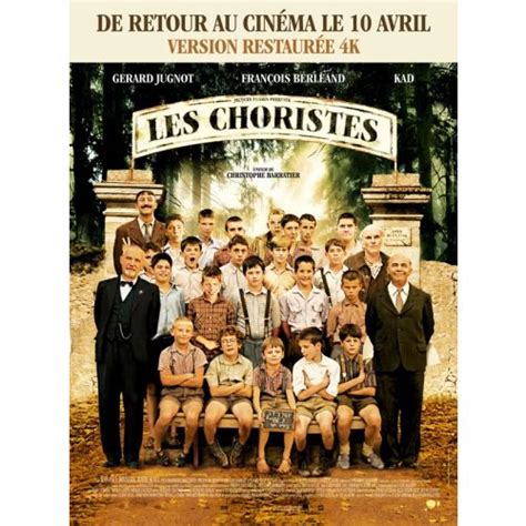 Les Choristes En K Ultra Hd Blu Ray Le D Cembre En France