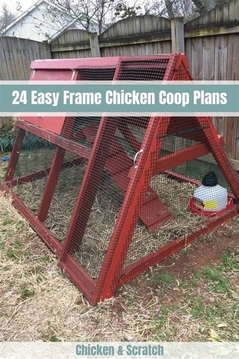 Easy Frame Chicken Coop Plans You Can Diy This Weekend Easy Diy