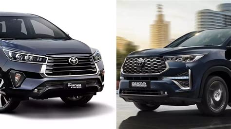 Toyota Innova Crysta Vs Toyota Innova Hycross Price Comparison Features News Times Now