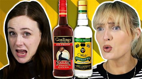 Irish People Try Overproof Rums 755 151 Proof Youtube