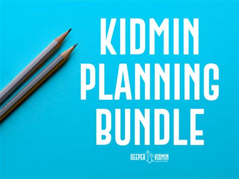 Kidmin Planning Bundle Deeper Kidmin