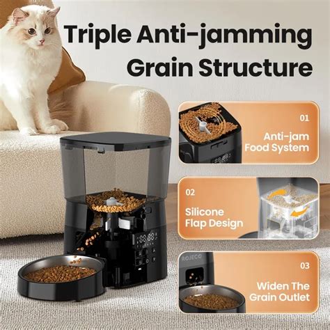 ROJECO Automatic Pet Feeder Pet Mall