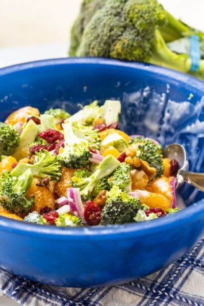 Mandarin Broccoli Salad Spicy Southern Kitchen