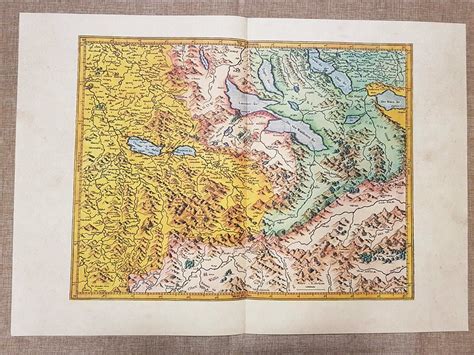 Carta Geografica O Mappa Argow Svizzera Anno Di Mercatore Mercator