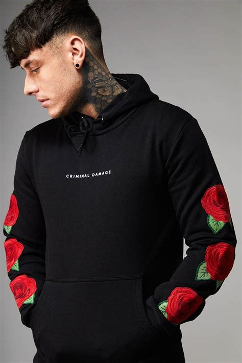 Pin En Mens Rose Embroidery