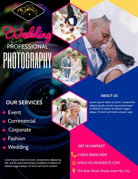 Copy Of Wedding Photography Services Flyer Postermywall