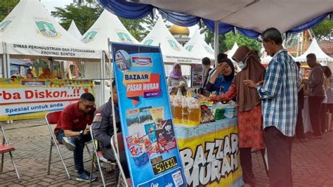 Segera Merapat Ada Pasar Murah Di Alun Alun Kota Serang Waktunya