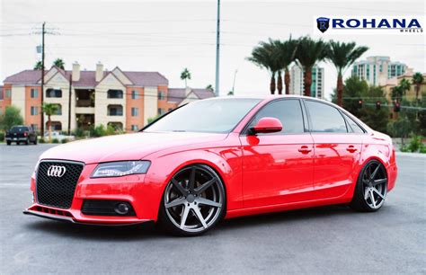 Audi A4 B8 Red Rohana Rc7 Wheel Wheel Front