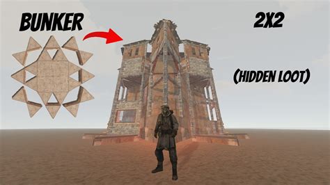 X Rust Base Design Solo Duo Trio Bunker Hidden Loot Room Bunker