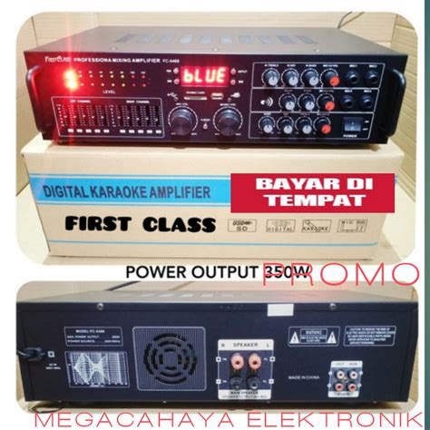 Jual POWER AUDIO AMPLIFIER MIXING DIGITAL FIRSTCLASS FC A468 WITH