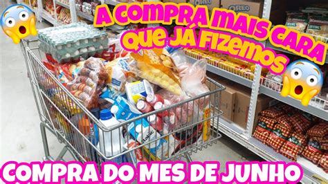 COMPRA DO MÊS DE JUNHO TENDA ATACADO QUANTO GASTAMOS MOSTREI