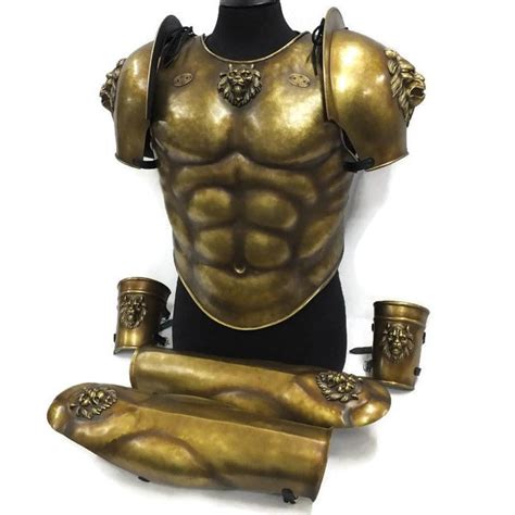 Roman Greek Muscle Body Armor Breastplate Forged Roman Conqueror Body Armor Munimorogobpe