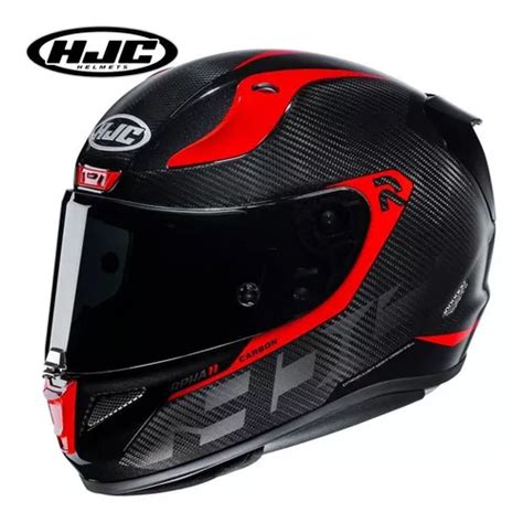 Casco Hjc Rpha Carbon Blier Negro Y Rojo Talla Mercadolibre