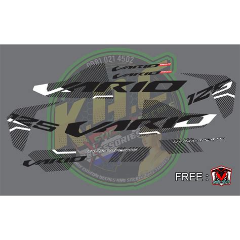 Honda Click I V V Vario New Decals Sticker Shopee