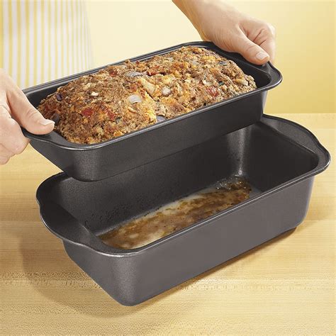 Meatloaf Pan With Insert - Nonstick Meatloaf Pan - Easy Comforts