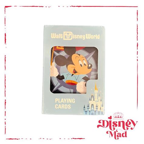 Walt Disney World Mickey Mouse Playing Cards Parks Excluisve Disney