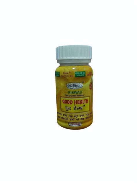 Ayurvedic Dr Biswas Good Health Capsule Packaging Type Bottle