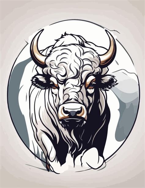 Premium Vector Buffalo Silhouette Illustration Vector