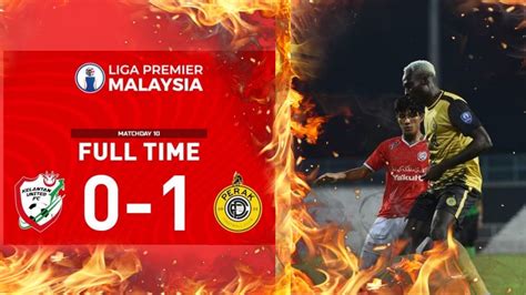 Kelantan United Perak Fc Liga Premier Malaysia Youtube