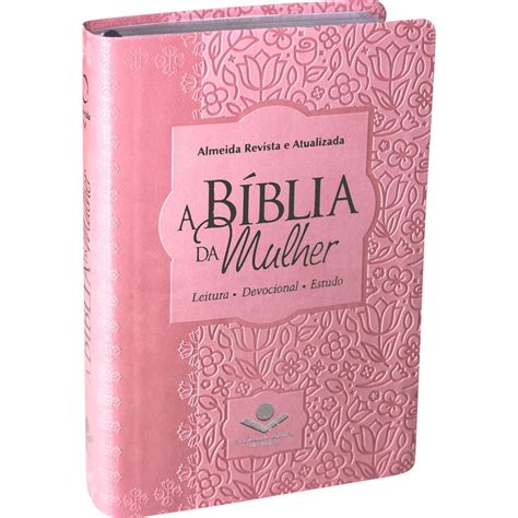 Biblia Da Mulher Media Rosa Claro Ra Livraria Evang Lica Shalom