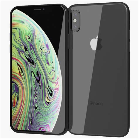 Apple iPhone XS MAX Space Gray 3D Model $19 - .max .3ds .unknown .obj - Free3D