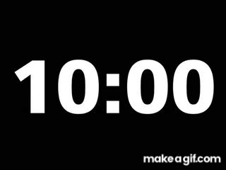 10 Minute Countdown Timer - Download Simple Format Ten Minute - link in ...