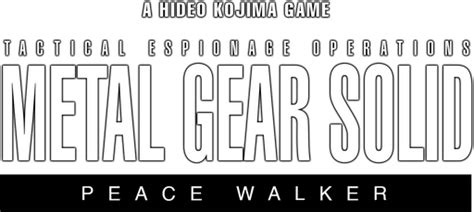 Logo For Metal Gear Solid Peace Walker By Steamgriddb