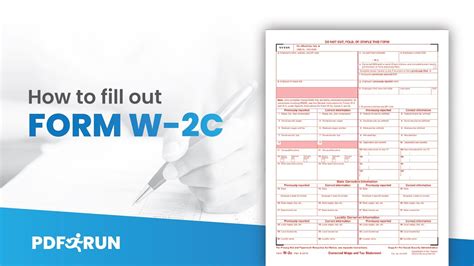 W2c Printable Form Printable Forms Free Online