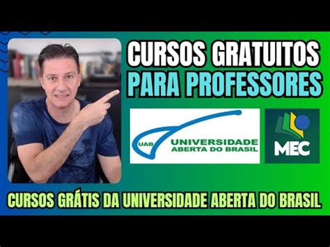 Cursos Para Professores Gr Tuitos Ead Reconhecidos Pelo Mec Youtube